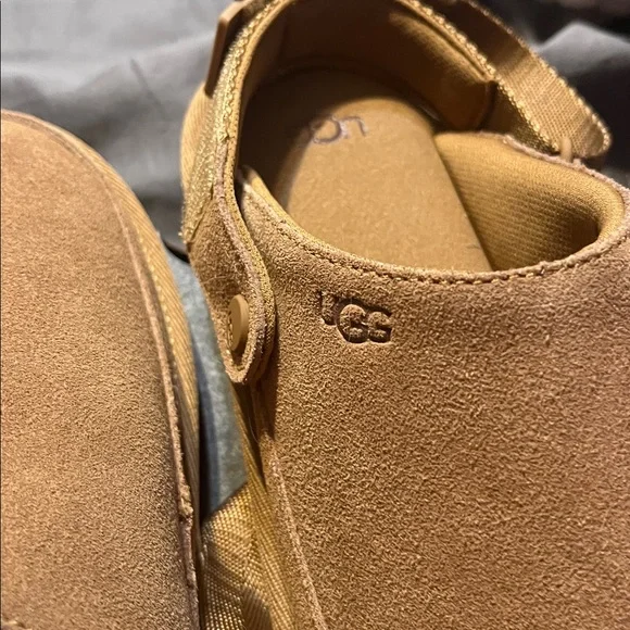 UGG Tan Suede Slip-On Footwear - Picture 4 of 5